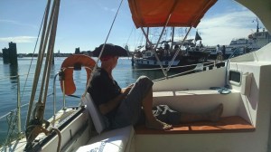 Looking at Black Beards ship