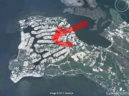 Colington and Richard's dock.