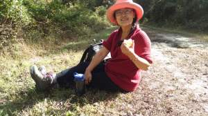 Hiking in the Swamp.