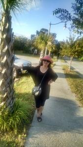 Palm trees in Calabash, just on the border North / South Carolina.